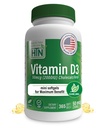 健康营养 维生素 D3 2000iu 365 最大效益的小型软胶 EVOO 健康支助的年级