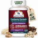 CANCER Sciences Cachexia 补编,USDA 认证有机蘑菇 提取卡普苏尔,超强1500毫克,高概率 40% Beta-Glucans,Immune和Metabolic 支持,重量和肌肉 大众支持