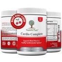 纯自然心脏 完成 5,000 L-Arginine, 1 000 mg L-Citrulline, 和 Hawthorn Berry - 心脏健康和心血管支持 粉末补充剂和 3-in-1 Nitric Oxide 助推剂