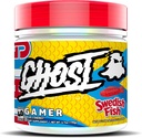 GHOST Gamer:能量和焦点支持公式 - 40 services,瑞典鱼 - Nootrophics & Natural Cafeine for attention, 准确性和反应时间 - Vegan, Gluten-free