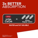 Qunol CoQ10 100mg Softgels Ultra 3X 更好的吸收 Coenzyme Q10 补充剂 - 血管和心脏健康与能源生产抗氧化剂补充剂 - 2个月供应量 - 60个计数(包2)