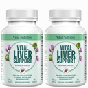 生命力支持 - Premium Liver cleanse Detox & 修復公式 牛奶硝酸盐支持生命力健康和解毒清洁