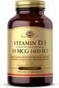 Solgar维生素D3(Cholecalciferol) 10 MCG(400 IU),250 软胶 - 帮助维护健康骨骼和牙齿 - 免疫系统支持 - 非GMO, Gluten Free, 乳房免费 - 250 服务