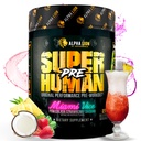 ALPHA LION 超人工作前粉,Beta Alanine,L-Taurine & Tri-Source Cafeine 可持续能源与焦点,Nitric Oxide & Citrulline for Pump (21位服务员,迈阿密副手)