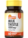 Sundance Milk Thetle 1000mg QQ60 快速释放 Capsules 传统草药补充 QQ Non-GMO 和 Gluten 自由公式
