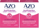 AZO 双重保护 + Urinary + 阴道支持 + + 预生 + 临床证明 女性亲生 + 24小时内开始工作 + 非GMO + 30 个计数(包2)