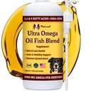 天然狗公司 Ultra Omega Oil for Dogs a 2000 MG Omega 3, 6, 9 配有沙门, Pollock & Flaxseed Oil, EPA & DHA, 狗皮补充剂, Coat, Joes, Alergy & Itch Relief, 狗鱼油 16oz