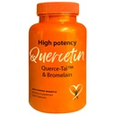 Querce-TalTM Quercetin + Bromelain 120 Veg Capsules → 高概率增强吸收生物利用率. 支持抗氧化剂、火焰事件、心脏免疫健康、包装