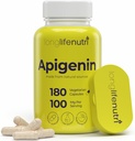 LongLifeNutri Apigenin 100mg – 天然生物拉沃诺伊产自查莫尼勒提取物,180种蔬菜卡普苏莱斯,睡眠补充品,Mood, & Relaxation,6-Month Supply, GMP认证,美国制造