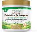 NaturVet – 高级Probiotics & Ezymes – + Vet strong PB6 Probiotic → 支持和平衡有敏感胃和消化问题的宠物 → 狗和猫(4 oz)