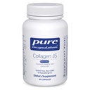 纯封装Collagen JS - 皮肤和联合健康* - 1,000毫克水解生物细胞Collagen - Gluten Free & N-GMO - 60卡普尔
