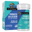 生命之园 Dr. Formulated Pre, Post & Probiotics Gas & Bloating once Daily 3 - in - 1 完整预生,Post biotics & Probiotics — 50亿 CPU, 非GMO, Gluten - Free, 30日供应