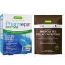 Pharmepa 恢复和高级水解烯烃,Peptides Bundle, 1000mg纯EPA Omega-3 鱼油和100%草药 Bovine Colagen 蛋白粉, 作者: Igennus
