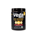 Vega 运动糖 无前置加热器 草莓柠檬汁 - 女性和男性预置加热粉,支持能量和焦点,电解质,Vegan,Keto, Gluten Free, Non GMO, 4.3 oz