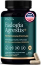 支持自然试验的有机Fadogia Agrestis 600mg (2X More Pure - 3X More Absorbent) 核准的运动员 - 支持肌肉生长与恢复、健康能源水平、驱动器、Stamina & Mood - 60ct
