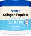 Nutricost Collagen Peptides Powder 4 oz(未味) 类型I,类型III Collagen - 草叶,Gluten 免费和非GMO