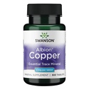 Swanson铜抗氧化剂免疫系统红血细胞支持矿物补充剂(Copper chelate) 2毫克300塔布(2包)
