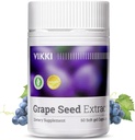 Vikki Grape种子摘录 Capsules 38100mg, 60 Counter, Maximum 强力与OPC 原始蓝莓激素