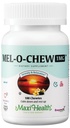 Maxi Health Melatonin 1mg Chewable - 睡眠援助 Melatonin鼓励自然睡眠 - 非哈比特成形补充 Enzymax 快速动作支持 Kosher (100个单位)