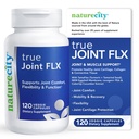 NatureCity True-Joint FLX 联合补充公式 (120 Capsules) | TamaFlex, NEM Eggshell Membrane, Levagen+ PEA & CuberUp | 支持联合安慰,灵活性,流动性,功能和卡蒂拉奇健康