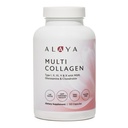 Alaya Naturals 水解多烯丙基蛋白蛋白-I型、II型、III型、V型、X型草鳍波文、鸡肉、海洋钴加成MSM + GC(Capsules - 120个计数)