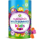NUTRAMIN 无糖无过敏 儿童百分百 Vegan Gummy 多维坦 – 美味的天然古董 你的孩子们会爱90个瓶子