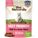 Pet Naturals Daily Probiotic for Cats, 30 Chews - 猫的消化和免疫支持补充品