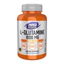现在食品运动营养,L-Glutamine,双强1000毫克,氨基酸,120维卡普尔