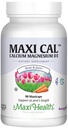 Maxi Health Calcium 1000 mg 补充维生素D3(1000 IU)和镁(500 mg) - Bone, Teeth和男女联合支持 - 90 capsules