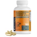 Bronson Glucosamine Chondroitin Turmeric & MSM 高级联合和动漫公式,支持健康关节,移动和动漫 - 非GMO,180卡普尔