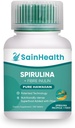 Spirulina + 纤维胰岛素 - 草药补充剂,Spirulina 添加的Fiber Vegan 餐饮健康药片,600mg Spirulina, Vegan & GMO Free(180片)