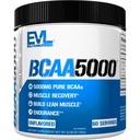 Evlution EVL BCAAs 氨基酸 粉末 - BCAA 粉末后恢复饮料和刺激 自由 工作前能源 饮料 - 5g 分支链 氨基酸 对男性的补充 - 不受欢迎的粉末