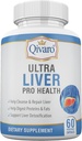 Ultra Liver Pro Health - 配有 Milk Tedle种子, Artichoke 提取 & Dandelion Leaf 提取 - 抗氧化剂和解毒支持 - 60 蔬菜卡普尔的肝脏健康支持补充