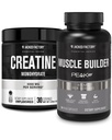 Jacked Factory Creatine Monohydrate Powder 150g - 肌肉增殖的Creatine补充剂,增強和基本素 肌肉建構器 - 每日肌肉建構器与峰顶ATP(30盖)