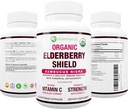 最大强度 USDA 有机黑色长莓,黑圆形抽取 & Echinacea → 3 in 1 Natural Immune Support & Vitamin C → 无糖, Vegan-Friendly → homopathic 补救措施 → 60 Count