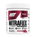 GAT SPORT Nitraflex 高级工作前粉,增加血流、靴子力量和能量,提高锻炼性能(黑樱桃,30种服务)