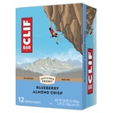 CLIF BAR - 蓝莓杏仁脆饼 - 用有机洋葱制成 - 非GMO - 植物基 - 能量棒 - 2.4 oz.(12 包)