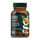 Gaia Herbs Turmeric Supreme Discomfort P.M. - 帮助提供夜间舒适,支持更安逸的睡眠 - 与Tummeric Curcumin,Kava,Valerian,Feverfew - 60 Liquid Phyto-Capsules(30日供应)