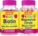(原始内容存档于2018-06-26). Wellyeah Biotin Kids + 镁 CCTrate Kids, Gummys Bundle - Great Tasting, Vitamin Supplement, Gluten Free, GMO Free, Chewoable Gummy (英语).