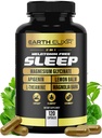 Earth Elixir 4-in-1 睡眠援助 (120 Caps) w/ Apigenin 50mg, Glycnit镁 200mg, L Theanine 200mg & Valerian Root for Sleep Aid 300mg | Apigenin supplement for Sleeping Pills
