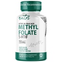 Nutri 5-MTHF L Methylfolate 15MG - 4个月供应,120 Vegan 片片 - 甲基Folate 补充 - 认知功能,心脏健康,产前支持 - 第三方测试 - NSF 认证机构