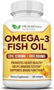 Omega 3 鱼油 3750mg 三重强度 + EPA 1200mg + DHA 900mg 脂肪酸 → 鱼油 Omega 3 补充 → 促进健康的心脏,免疫系统,眼睛,皮肤和大脑功能 → 180 Burpless Softgels