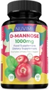 D Mannose 120 capsules - 每剂量1000毫克 - 膳食补充剂 帮助促进尿道感染健康 - Natural Vegan UTI Defense