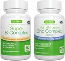 Super B-Complex + Zinc Complex Vegan Bundle, 甲基持续释放 B Complex + 25mg Cheladel Zinc Piclinate 和 Bisglycinate 与铜, 作者: Igennus