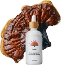 Rainbo - Reishi蘑菇丁香 - Dual extraction mushroom Supplement - Immune Support, Mood, Sleep, Liquid Reishi Supplement, Vegan, Non GMO, 3.4 fl oz (英语).