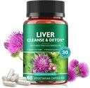 Liver Cleanse & Detox Pills for Liver Health Reference - 配有牛奶硝酸盐提取剂,丹德利翁根,姜汁,比特罗特粉和维生素 - 天然活物支持,60 Vegan Capsules