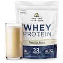 古营养草药Whey蛋白,23g蛋白,水解Colagen Peptides,有机再生A2/A2 乳蛋白(35种,香草豆)