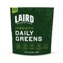 Laird Superfood Prebiotic Daily Greens Powder – 基本维生素和矿物 - 预生纤维,适应剂和水果与蔬菜 - 支持古特健康 - 非GMO, Vegan - 14.8 oz Bag, Pack of 1