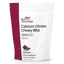 Bariatric Advantage Calcium Citrate Chewy Bites 500 mg - 高吸附性与消化性 - 维生素D3 - 易食性化学钙补充剂 - 巧克力火焰 - 90 计数