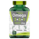 Tnvitamins Triple Omega 3◆6◆9:3600mg×120软胶 |鱼油(EPA & DHA),Flaxseed(ALA & LA),和橄榄油(OA) → 女性和男性 → 非GMO